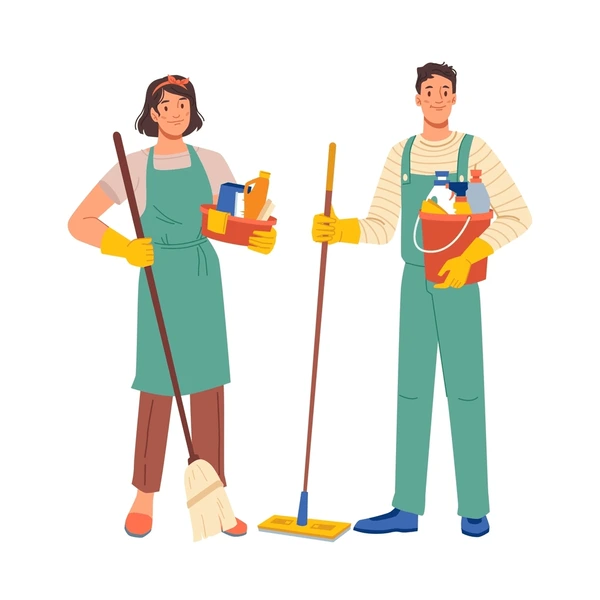Reliable domestic helpers and male servants for home cleaning and organization services in Delhi NCR.